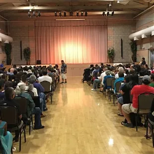 An excited audience ready to watch our amazing students at our first recital June 23rd 2017!