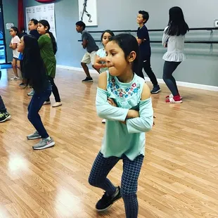 Fun filled Hip-Hop dancing in our Grooves and Funk class!