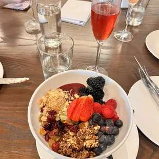 Chia Seed Pudding Bowl  Pomegranate Rize Mimosa