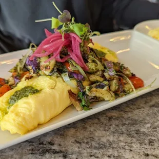 Frittata (looks more like an omelette)