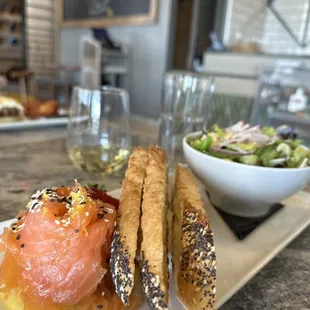 Cold-Smoked Salmon Benny*