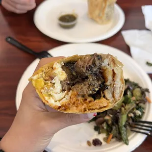 Brisket burrito