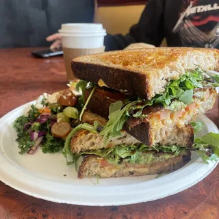 BLTA Sandwich Lunch (vegan )