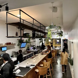 Bar area facing forward