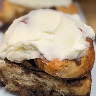 Our homemade cinnamon rolls