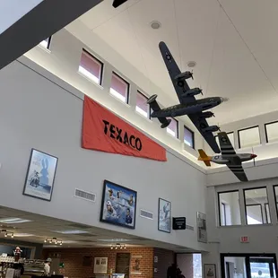 Café interior located inside Jimmy Stewart Airport