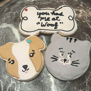 The sugar cookies are fresh made, beautifully decorated and 100% of the sales goes to the Charity of the month!