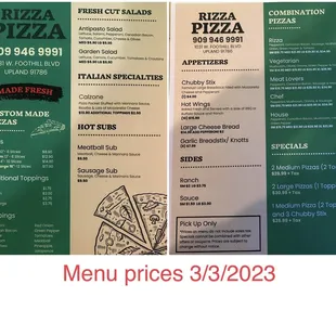 Current prices as of 3/3/2023