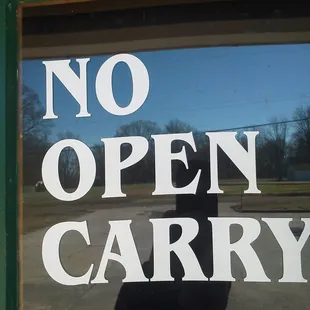 If you are concealing a gun, just come through this door instead.