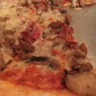 They cook their own hamburger and you can tell. Perfect blend of flavor and seasoning.