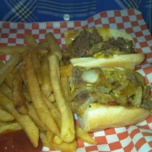 Philly Cheese Steak Sandwiches