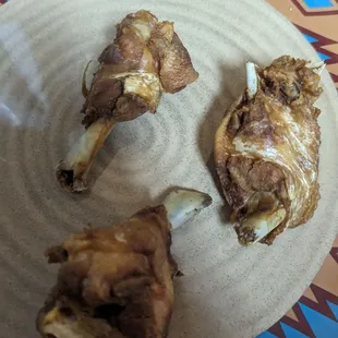 Overcooked wings with broken bones Wings Wings
