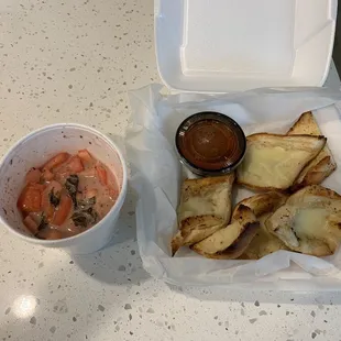 Is this your idea of bruschetta?  Disgusting.