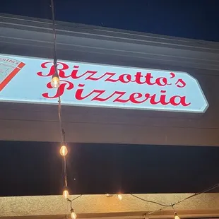 Here&apos;s a photo of the sign outside.