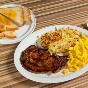 Jucy premium cut steak.