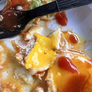 3 Eggs Plate with Bacon or Sausage