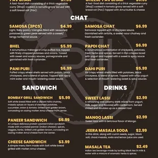 menu, pizza