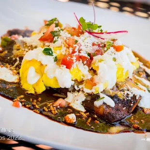 Mole Enchiladas Breakfast w/ Protein