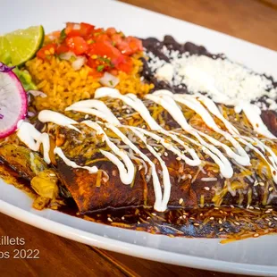 Mole Enchiladas