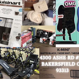 Sales floor items for sale