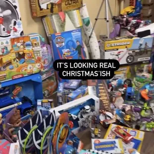 Over flowing with toys