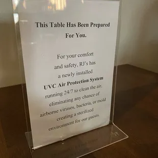 C-19 cleanliness precautions