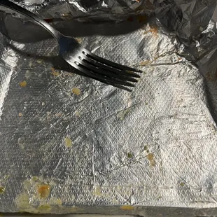 My omelette and taters.