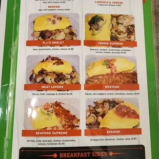 RJ's Cafe Menu