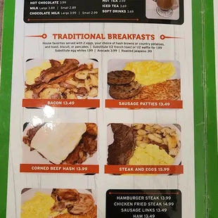 RJ's Cafe Menu