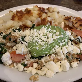 Feta Egg White Scramble