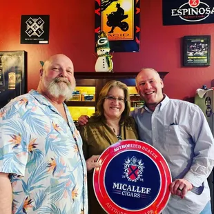 Andy Yaffee representing Micallef Cigars. Our customers loved the event and now there are more Micallef Ambassadors