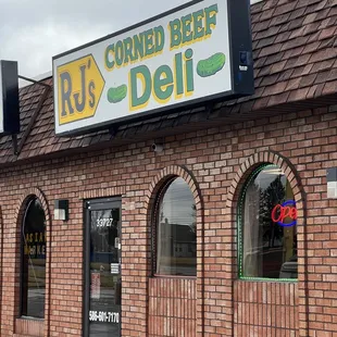 the outside of the building