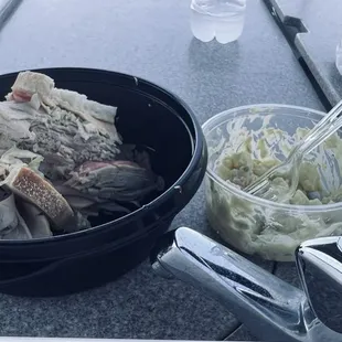 Almost eaten potato salad and it was so good!