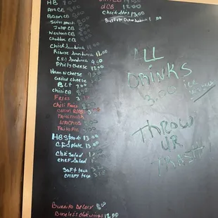 Current menu 10/17/23