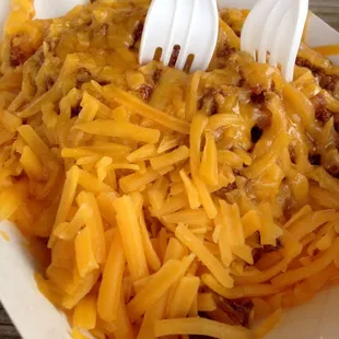 Chili cheese fries.