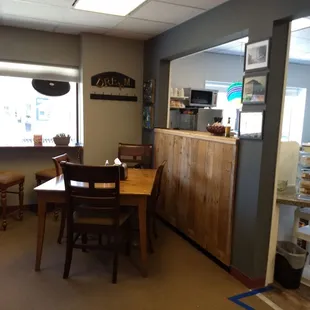 the inside of the store