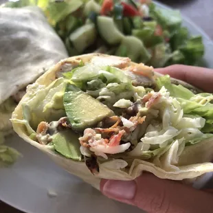 Avo Chicken Wrap