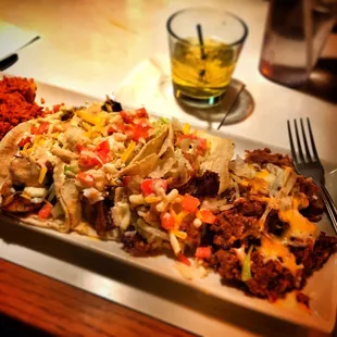 Blackened fish tacos. Yum.