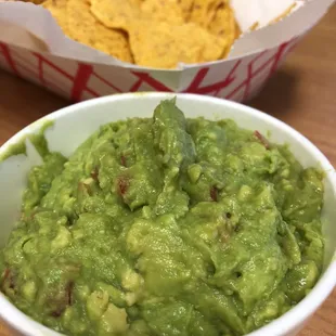 Guacamole and chips