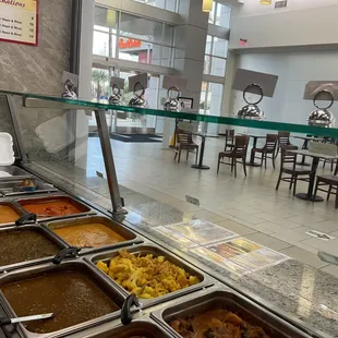 This pace inside mall food court