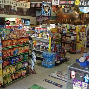 the inside of the store