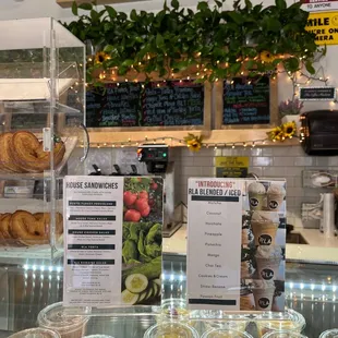 Top items on their menu