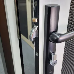 Crimsafe Triple Locking is standard in Hinged Doors and available for Sliding Doors