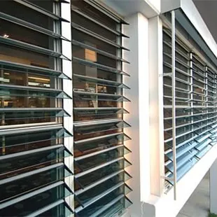 Safetyline Jalousies feature style, strength and security.