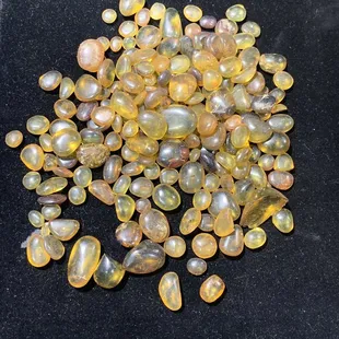 Ethiopian amber!  Look at those colors!