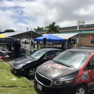 McDonald's of Wahiawa Grand Re-Opening 6/9/18 2-20x30 Tents w/ Tables &amp; Chairs