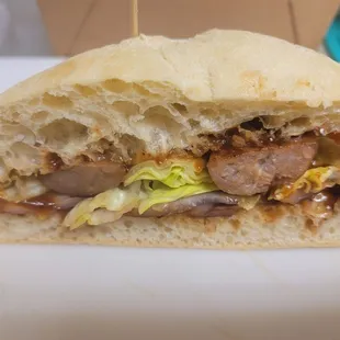 Sausage sandwich