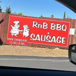 Look for this sign and follow the arrows.