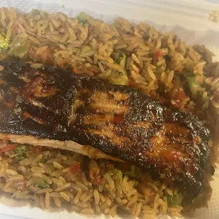 Salmon Fried Rice