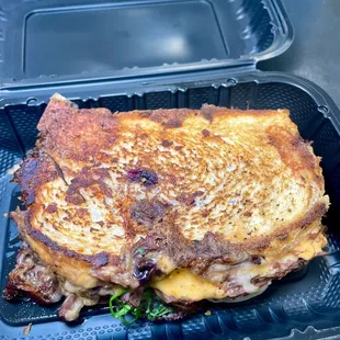 Oxtail &amp; Short Rib Grilled Cheese